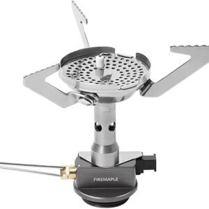 Fire-Maple Backpacking and Camping Stove Series | Outdoor Propane Camp Cooking Gear | Portable Pot/Jet Burner | Ideal for Hiking, Trekking, Fishing, Hunting Trips and Emergency Use (Greenpeak)