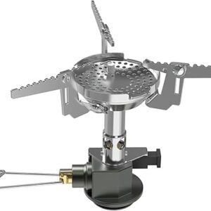 Fire-Maple Greenpeak 2 Backpacking & Camping Stove with Micro Regulated Valve - Ultralight, Compact, Isobutane-Powered Cooking Gear for Hiking, Trekking, Hunting & Emergency Use