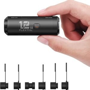 FLEXTAILGEAR Zero Pump Air Pump for Inflatables, 1.2 oz Ultra-Mini Electric air Pump Portable Air Mattress Pump, Rechargeable Air Pump for Pool Floats Air Bed Air Mattress